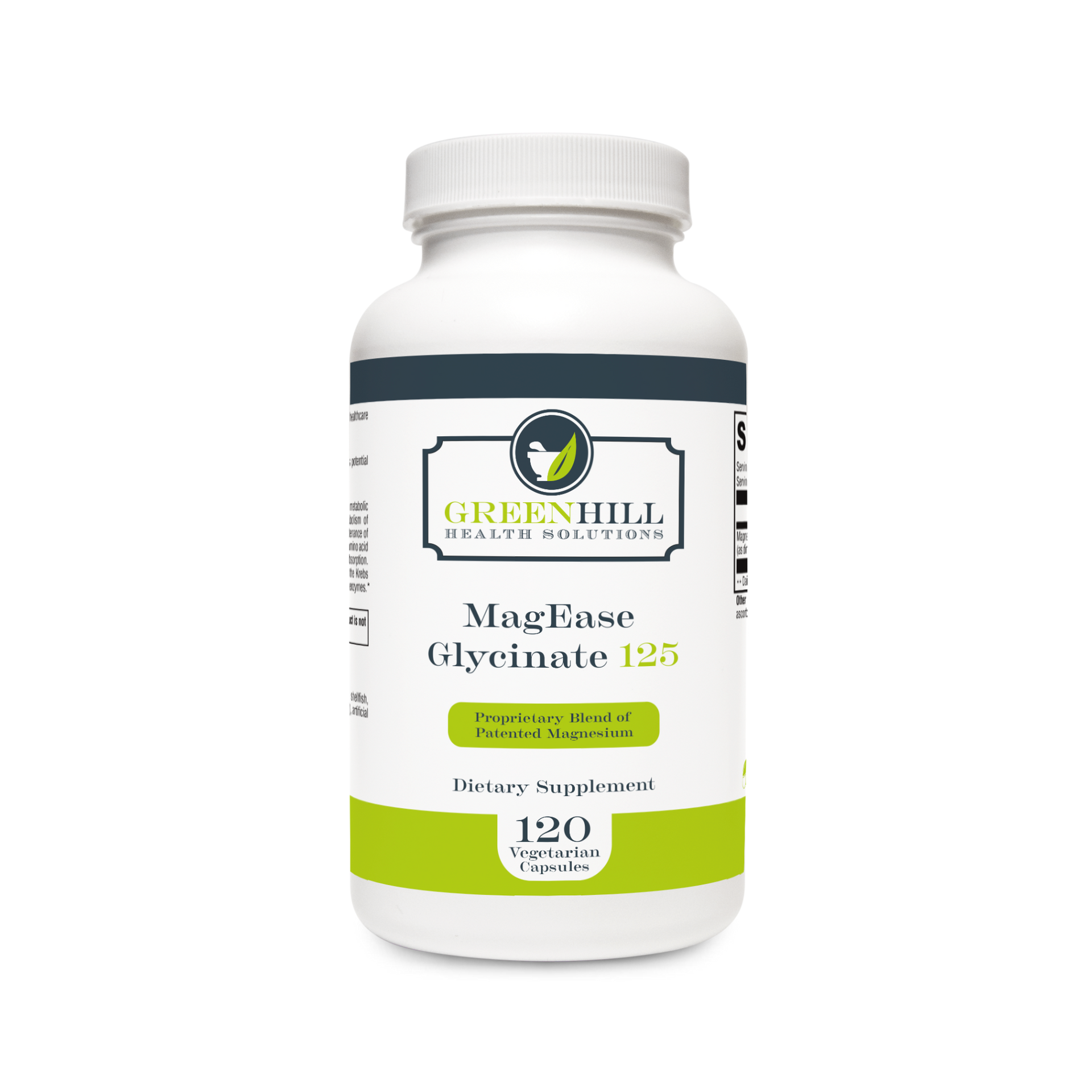 Mieux Professional グリーンクレイ500g MagEase Glycinate 125 – Greenhill Specialty Pharmacy